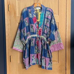 Kantha Bae Rasgulla Sari Serenity Duster Women’s One Size